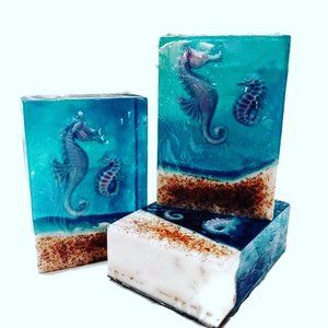 Friends with Fins Seahorse Glycerin Soap